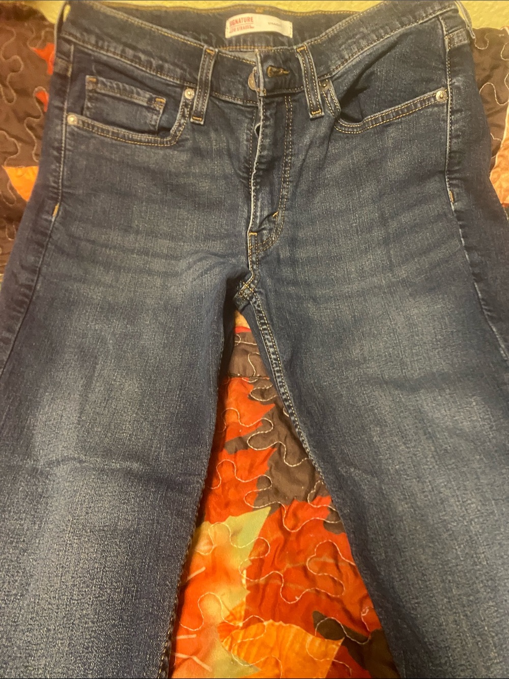 Signature Studio Dark Blue Skinny Jeans